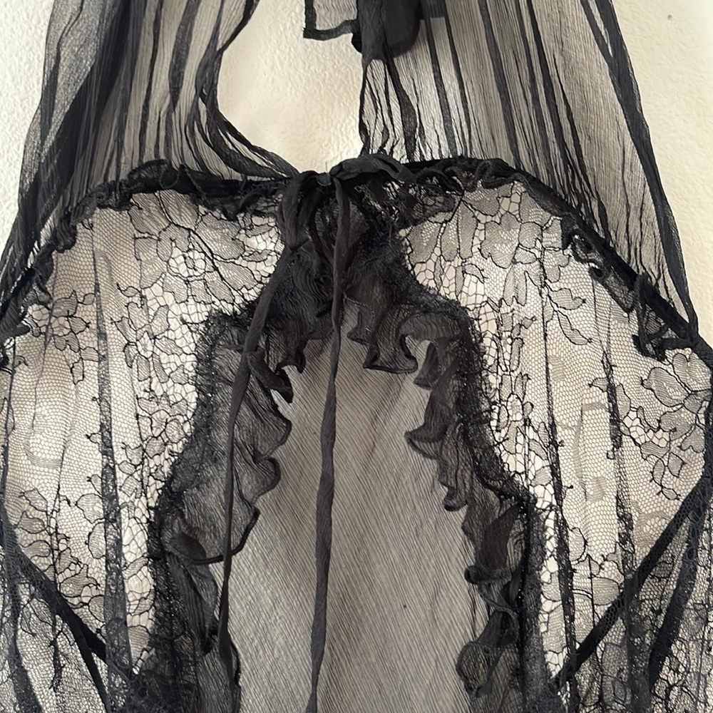 NWT VICTORIAS SECRET DESIGNER COLLECTION COUTURE EUROPEAN LACE DRESS LINGERIE M